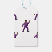 Emoji Dancing Man Cadeaulabel (Voorkant)