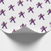 Emoji Dancing Man Cadeaupapier (Hoek)
