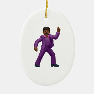 Emoji Dancing Man Keramisch Ornament