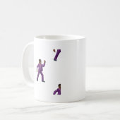 Emoji Dancing Man Koffiemok (Voorkant links)