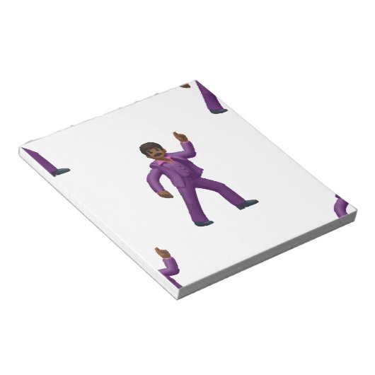 Emoji Dancing Man Notitieblok (Schuin)