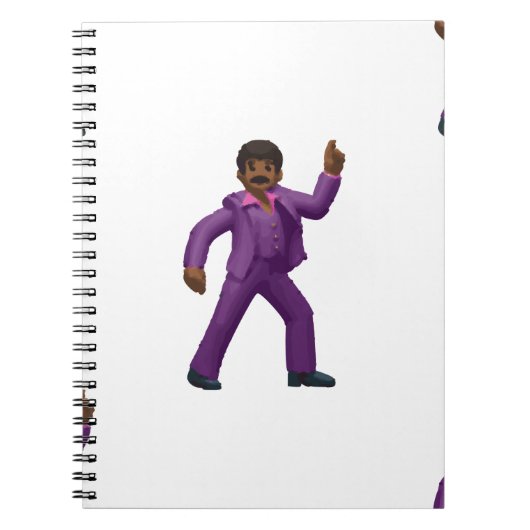 Emoji Dancing Man Notitieboek (Voorkant)