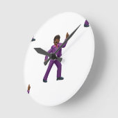 Emoji Dancing Man Ronde Klok (Hoek)