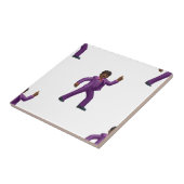 Emoji Dancing Man Tegeltje (Zijkant)