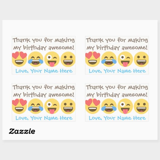  Emoji Dank u Stickers -Emoji gezichten (Vel)