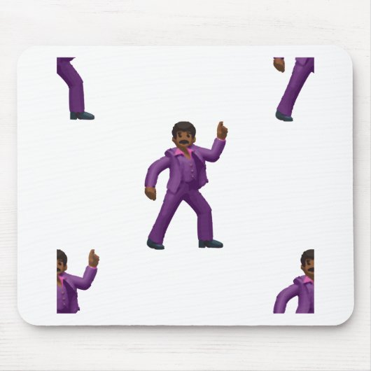 Emoji Dansende Man Muismat (Voorkant)