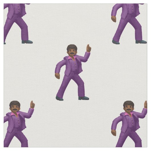 Emoji-danserend Man Stof (Close Up)