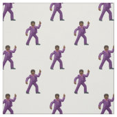 Emoji-danserend Man Stof (Swatch)