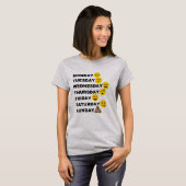 Emoji Days T-shirt (Voorkant volledig)