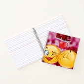 emoji de beso notitieboek (Binnen)