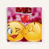 emoji de beso notitieboek (Voorkant)