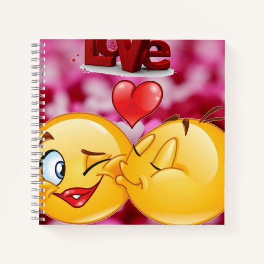 emoji de beso notitieboek (Voorkant)