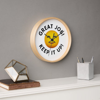Emoji design clock for offices and home