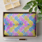 Emoji 😊 Design Funny Pastel Facets Tissuepapier (Geschenk)