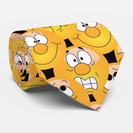 Emoji Design Grappige gezichten Stropdas