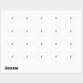 Emoji Dieren Giraffe Duim omhoog Hart Sticker (Vel)