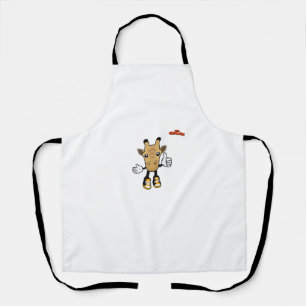 Emoji Dieren Giraffe Duim omhoog Schort
