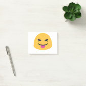 Emoji: Emoji: tong uit gesloten ogen Post-it® Notes (Kantoor)