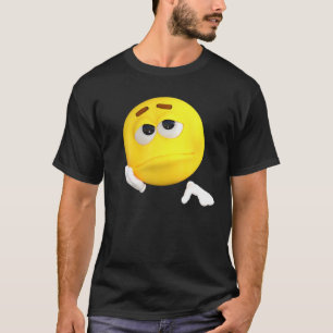 Emoji Emoticon Face Emotion Icon Sad T-shirt