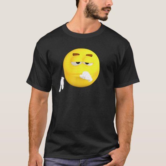 Emoji Emoticon Face Emotion-pictogram T-shirt (Voorkant)