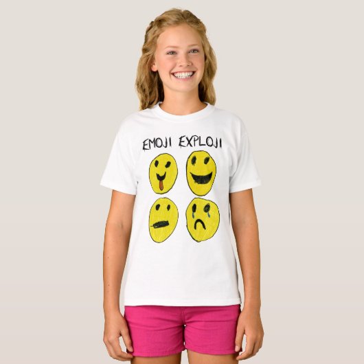 Emoji Exploji Shirt (Voorkant volledig)