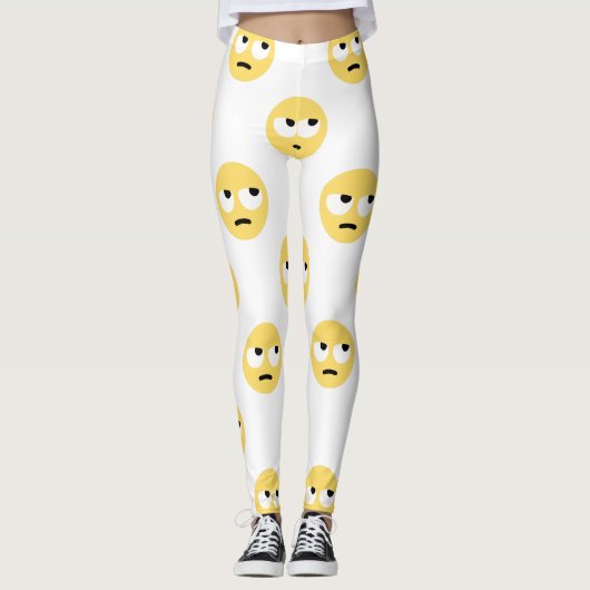 Emoji Eye Rolling leggings (Voorkant)