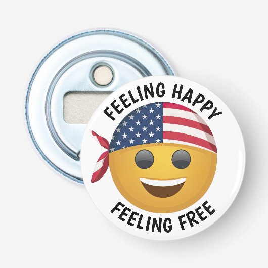 Emoji Face Button Flesopener (Voorkant)