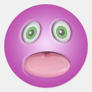 Emoji Face Ronde Sticker