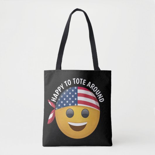 Emoji Face Tote Bag (Voorkant)
