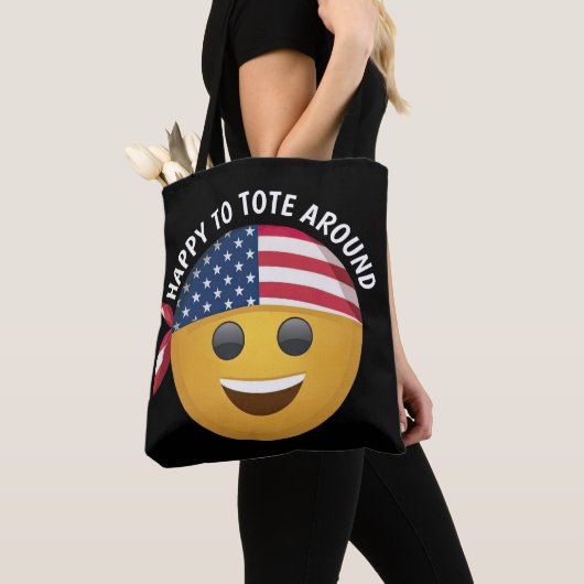 Emoji Face Tote Bag (Dichtbij)