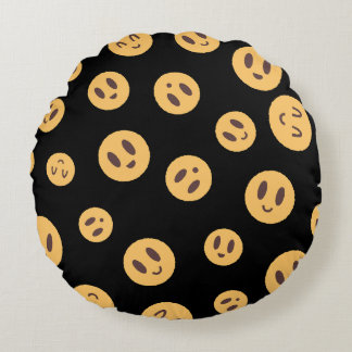 Emoji Faces Rond Kussen