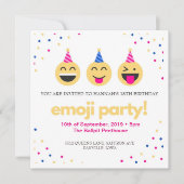 emoji feest! kaart (Voorkant)