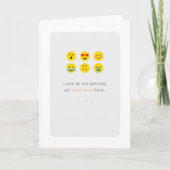 Emoji felicitaties kaart (Voorkant)