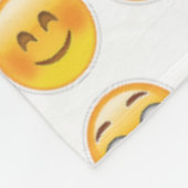 Emoji fleece deken gooien (Hoek)