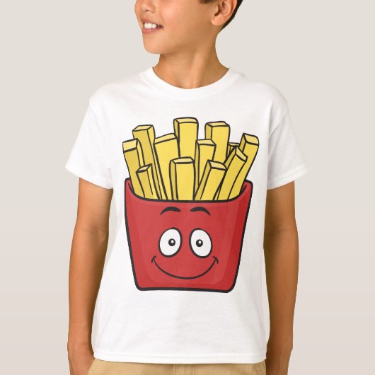 Emoji French Fries T-shirt (Voorkant)