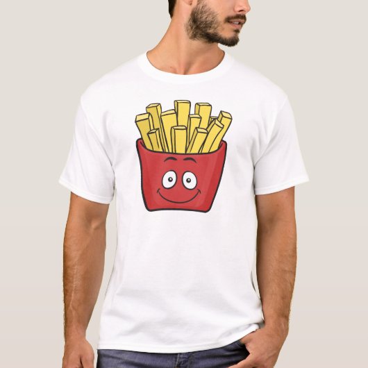 Emoji French Fries T-shirt (Voorkant)