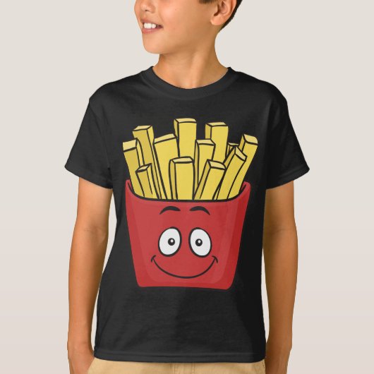 Emoji French Fries T-shirt (Voorkant)