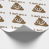 Emoji Geef een poo Cadeaupapier (Hoek)