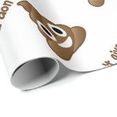 Emoji Geef een poo Cadeaupapier (Rol Hoek)