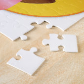 Emoji - gezicht met tong legpuzzel (Zijkant)