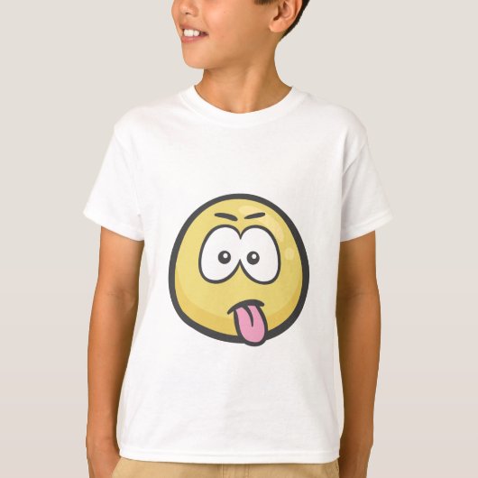 Emoji: Gezicht met uitputtende tong T-shirt (Voorkant)