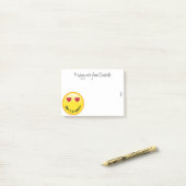 Emoji-gezicht Post-it® Notes (Op bureau)