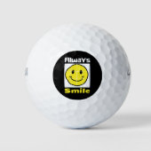 emoji glimlach golfballen (Voorkant)