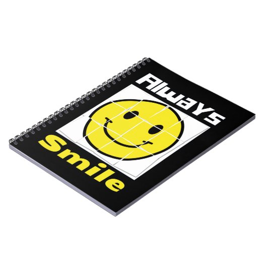 emoji glimlach notitieboek (Linkerzijde)