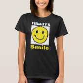 emoji glimlach t-shirt (Voorkant)