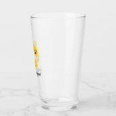 Emoji glimlach voor iedereen glas (Links)