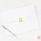 Emoji glimlach voor iedereen hart sticker (Envelop)