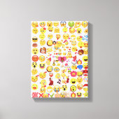 Emoji-grootte SM Canvas Afdruk (Voorkant)