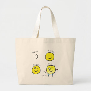Emoji Grote Tote Bag