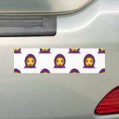 emoji hajib bumpersticker (Op auto)